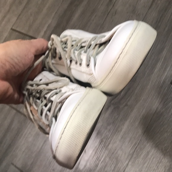 Wings + Horns All White Low-Top Leather Sneaker Leather Laces EU 39 - Picture 3 of 10